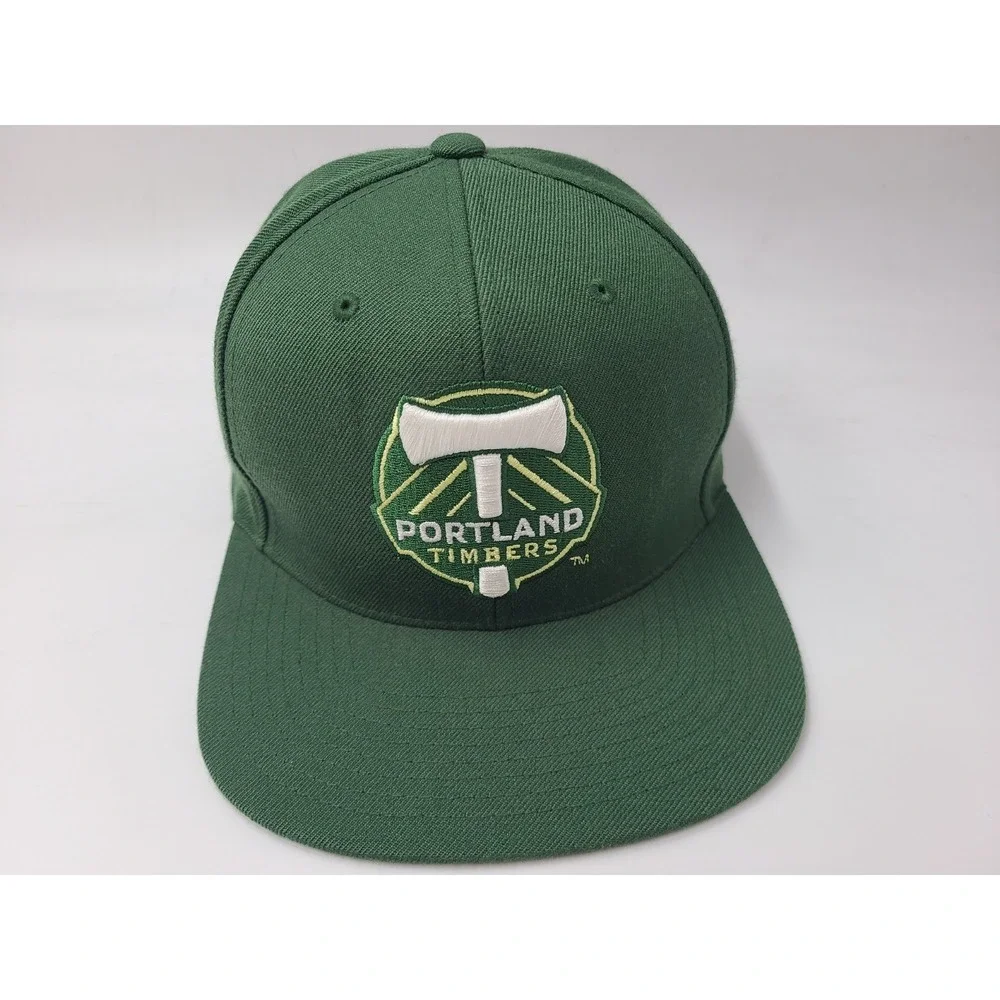 Portland Timbers Mitchell & Ness Snapback Hat Cap Wool Blend MLS Soccer‎ Green